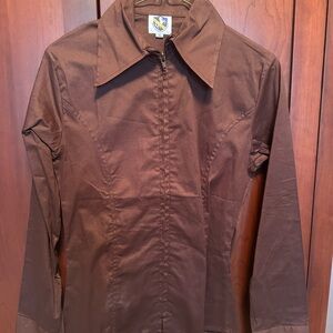 Brown Royal Highness Zio Show Shirt